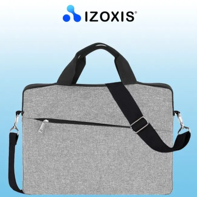 Izoxis Grijze Laptoptas voor 12-14 inch Laptops - Stijlvol en Praktisch