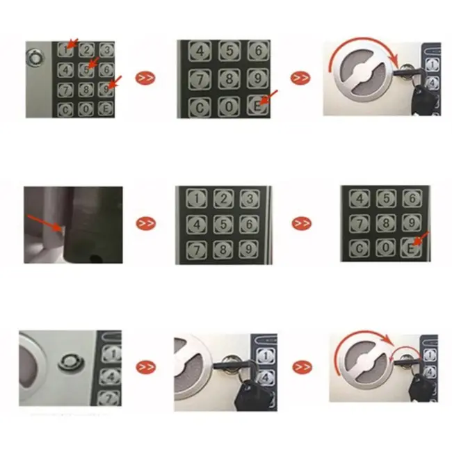 Malatec Elektronische Kluis met Sleutel - Veiligheid en Betrouwbaarheid voor Uw Waardevolle Spullen