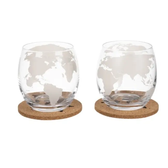 Malatec Globe Whiskey Karaf Set - Uniek en Stijlvol voor de Whiskeykenner