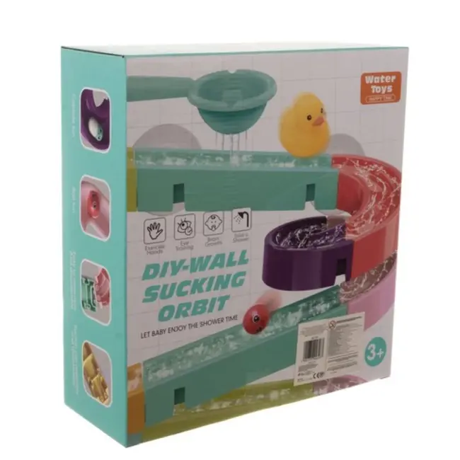 Ruhhy Badspeelgoed met Eendjes - Waterglijbaan en Knikkerbaan voor Kinderen