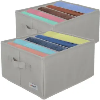 Ruhhy Kledingorganizers Set van 2 - Ruimtebesparend en Praktisch voor Elke Garderobe