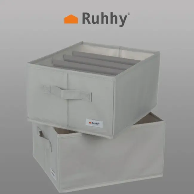 Ruhhy Kledingorganizers Set van 2 - Ruimtebesparend en Praktisch voor Elke Garderobe