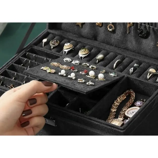 Soulima Sieradenkoffer - Elegante en Veilige Opbergoplossing voor uw Sieraden