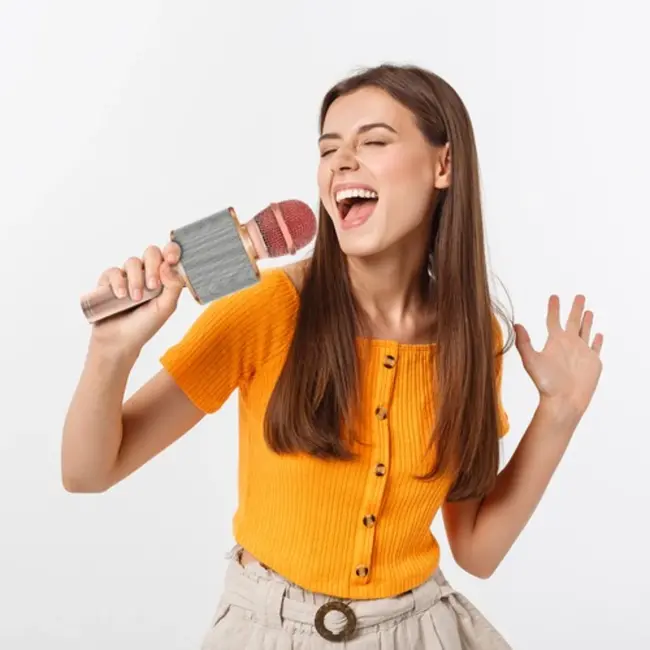 Izoxis Roze Karaoke Microfoon: Perfect voor de Jonge Zanger