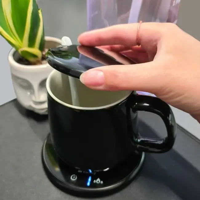 Ruhhy Elektrische Verwarmer met Mok - Houd Uw Drankjes Perfect Warm