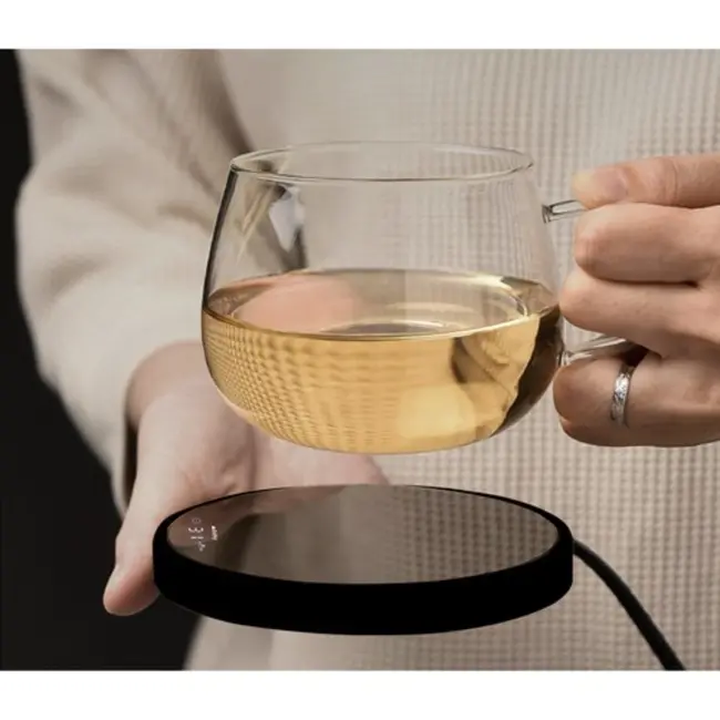 Ruhhy Elektrische Verwarmer met Mok - Houd Uw Drankjes Perfect Warm