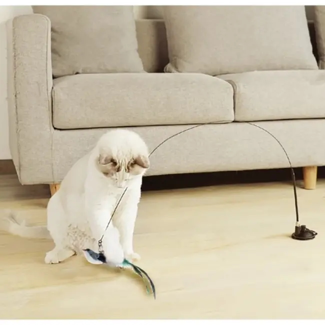 Purlov Kattenspeelgoed met Zuignap: Stimuleer de Jachtinstincten van Uw Kat