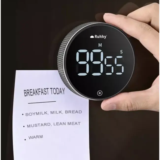 Ruhhy Magnetische Digitale Kookwekker - Perfecte Timing voor Keuken en Meer