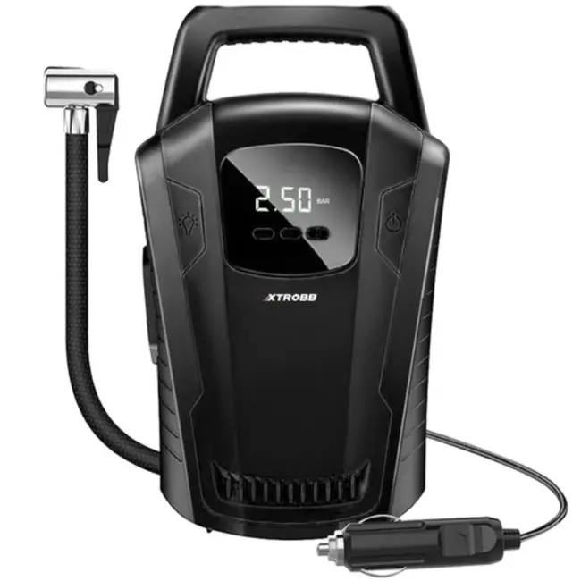 Xtrobb Autocompressor 12V - Efficiënt en Compact voor Veilige Banden