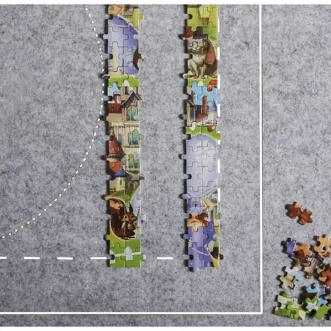 Malatec Puzzelmat met Opbergtas en Pomp - Ideaal voor Puzzelliefhebbers