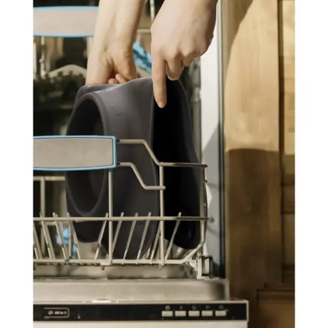 Purlov Dubbele Voerbak voor Huisdieren - Roestvrij Staal & Siliconen - 2 x 450ml - Stabiel & Hygiënisch