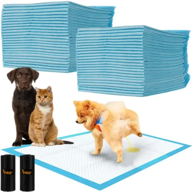 Purlov Hygiënische Onderlegger 60x90cm 50 stuks: Perfect voor Huisdiertraining