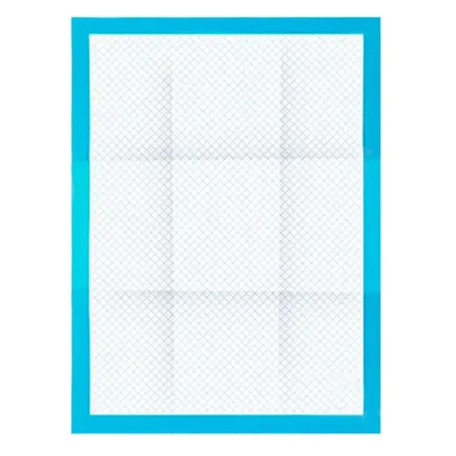 Purlov Hygiënische Onderleggers 90 x 60 cm + Poepzakjes - 50 Stuks - Absorberend en Lekbestendig