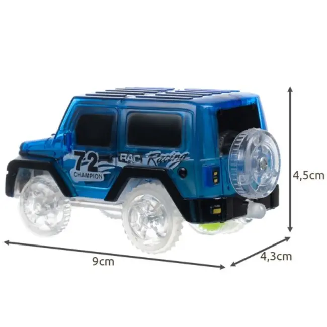 Kruzzel Glowing Race Car: Lichtgevende Sensatie voor Uw Racebaan