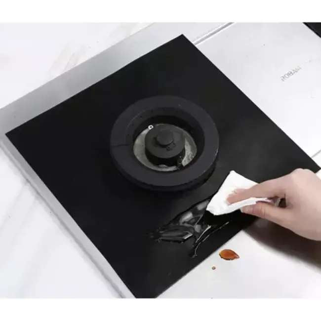 Ruhhy Gasbrander Mat - 27 x 27 cm - Set van 4 - Bescherm Uw Kookplaat