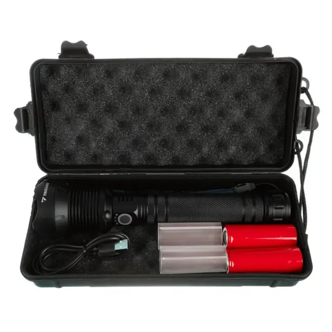 Trizand P70 USB Zaklamp - Krachtig Licht voor Buiten en Noodgevallen