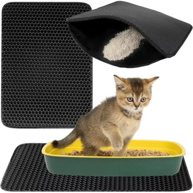Purlov Mata - De Ultieme Kattenbak Mat voor een Schoon Huis