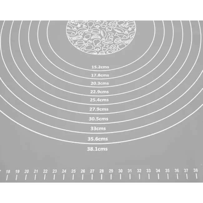 Ruhhy XXL Siliconen Keukenmat 64x45cm - Multifunctioneel en Makkelijk Schoon