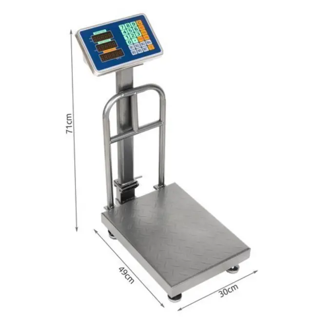 Ruhhy Magazijnweegschaal tot 150kg - Robuust en Nauwkeurig