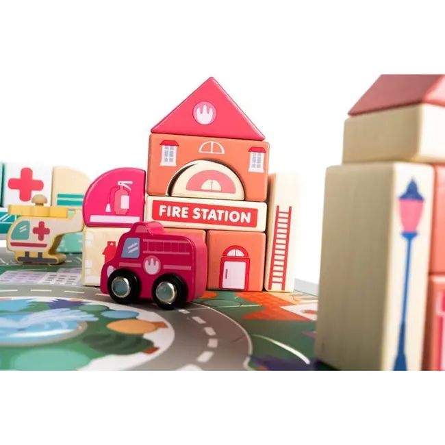 Ruhhy Houten Blokken - Stad: Bouw Je Eigen Stad