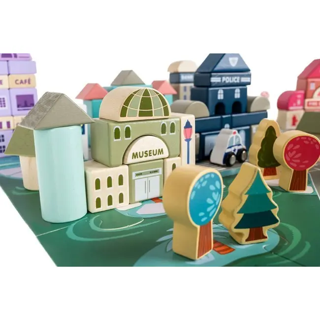 Ruhhy Houten Blokken - Stad: Bouw Je Eigen Stad