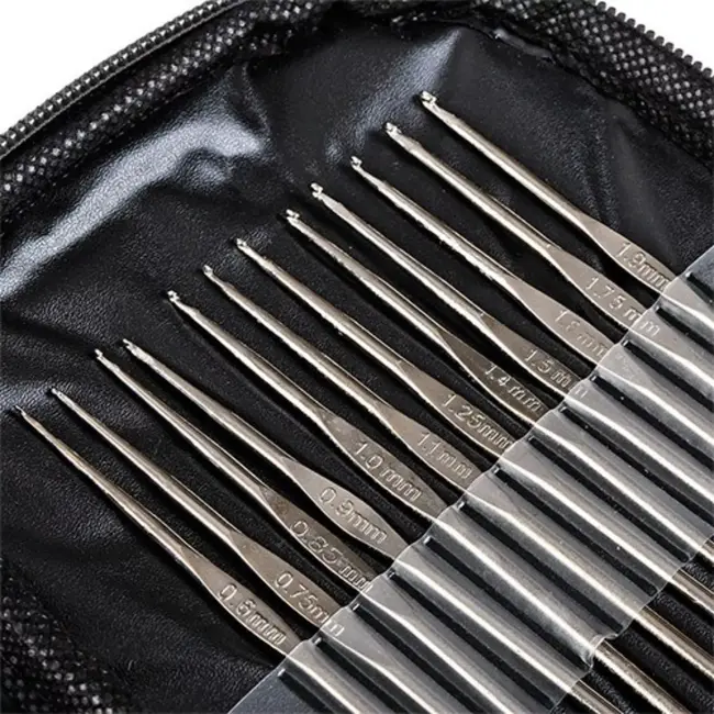 Ruhhy Haaknaalden Set - 50 Stuks - Compleet en Kleurrijk voor Haakliefhebbers