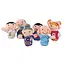 Kruzzel Vingerpoppen Set - 6 Stuks - Familiecollectie - Educatief en Leuk