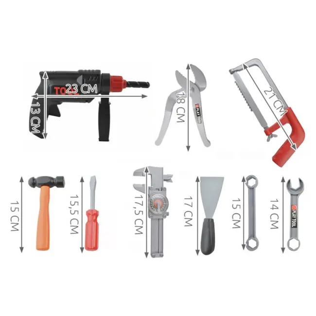 Kruzzel Gereedschapskist Speelset - Stimuleer Creativiteit en Vaardigheden