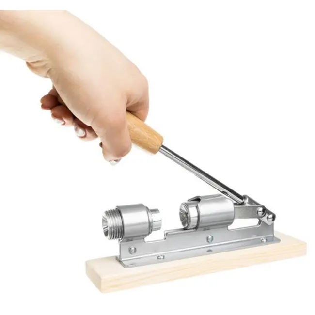 Ruhhy Roestvrijstalen Notenkraker op Standaard - Stevig en Verstelbaar!