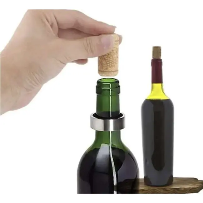 Ruhhy Set van 100 Natuurlijke Wijnfleskurken - Behoud de Kwaliteit van Uw Wijn