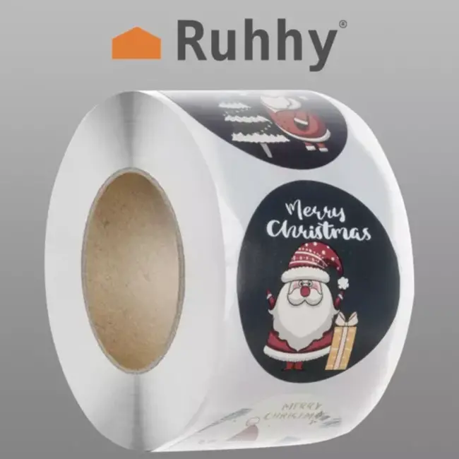 Kerststickers drukken en bestellen