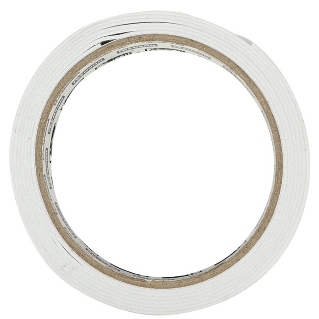 Benson Dubbelzijdige foamtape - 20 mm breed - 2 meter lang - wit - sterke hechting