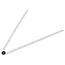 Benson Duimstok - 1 meter - Fiber - Wit - Stevig en duurzaam