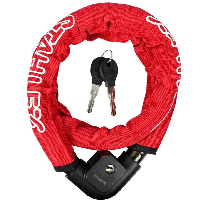 Benson Robuust fietsslot - stootvast kunststof - dikke staalkabel - 1000 mm