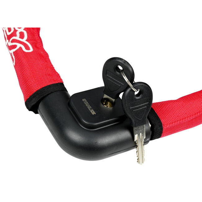 Benson Robuust fietsslot - stootvast kunststof - dikke staalkabel - 1000 mm