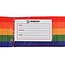 Benson Kleurrijke kofferspanband met cijferslot - 200 cm - extra beveiliging - regenboogkleuren