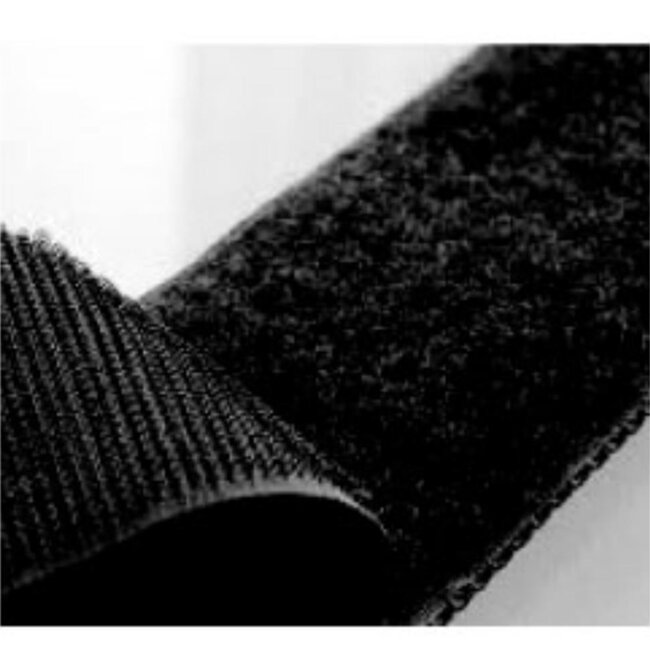 Benson Zelfklevend klittenband - zwart - 19 mm breed - 2 x 1 meter - veelzijdig en duurzaam