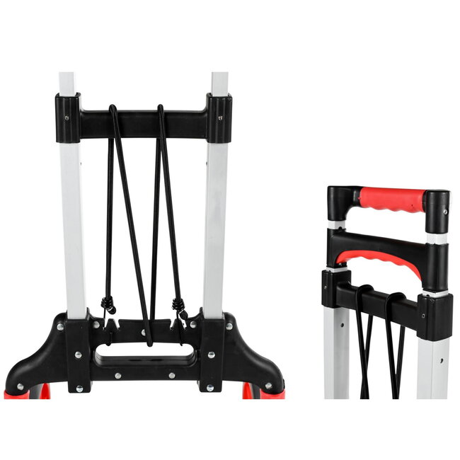 Hofftech Opklapbare steekwagen - aluminium - draagvermogen 60 kg - compact - 63 × 38 cm