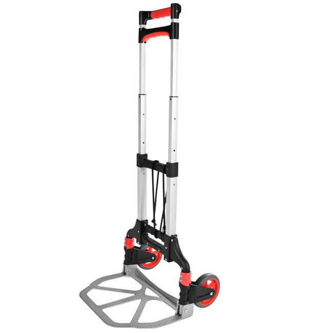 Hofftech Opklapbare steekwagen - aluminium - draagvermogen 60 kg - compact - 63 × 38 cm