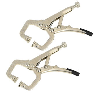 Benson Mini griptangen - traploos instelbaar - snelle ontgrendeling - 125 mm - set van 2