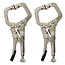 Benson Mini griptangen - traploos instelbaar - snelle ontgrendeling - 125 mm - set van 2