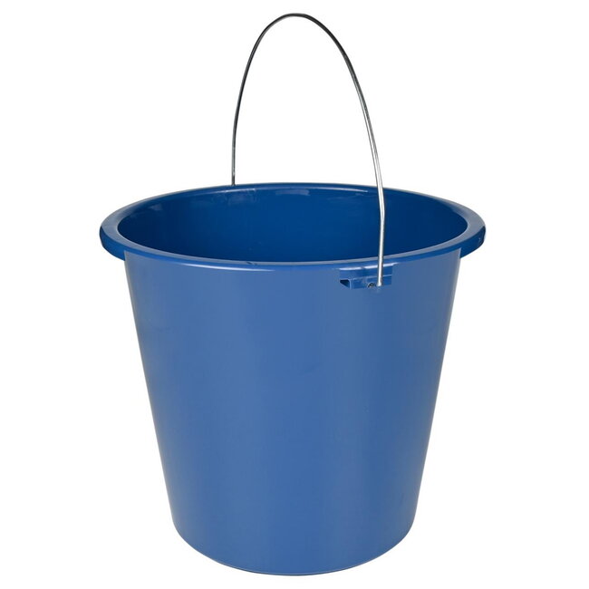 Benson Kunststof emmer - 5 liter - kleurenmix - metalen hendel - per stuk
