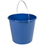 Benson Kunststof emmer - 10 liter - metalen hendel - kleurenmix