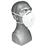 Benson Gevormd stofmasker met ventiel - FFP2 - wit - CE-keur - enkel gebruik