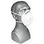 Benson Stofmasker Gevormd met Ventiel - Wit - CE Keur - FFP2