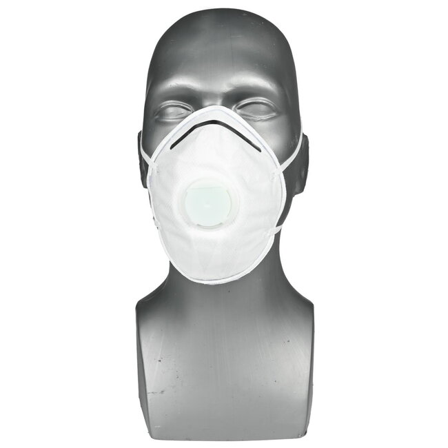 Benson Gevormd stofmasker met ventiel - FFP2 - wit - CE-keur - enkel gebruik