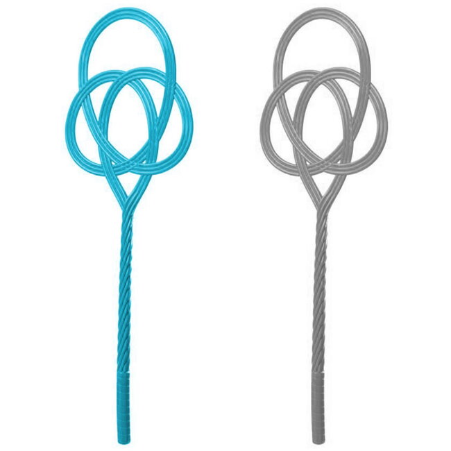 Benson Traditionele mattenklopper - kunststof - 77 x 26 cm - assorti kleuren