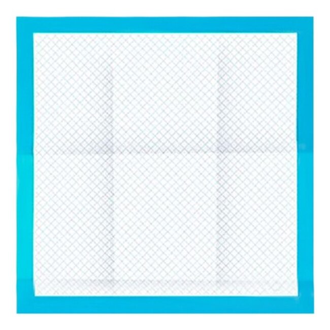 Purlov Hygiënische Onderleggers 60 x 60 cm + Poepzakjes - 50 Stuks - Absorberend en Lekbestendig