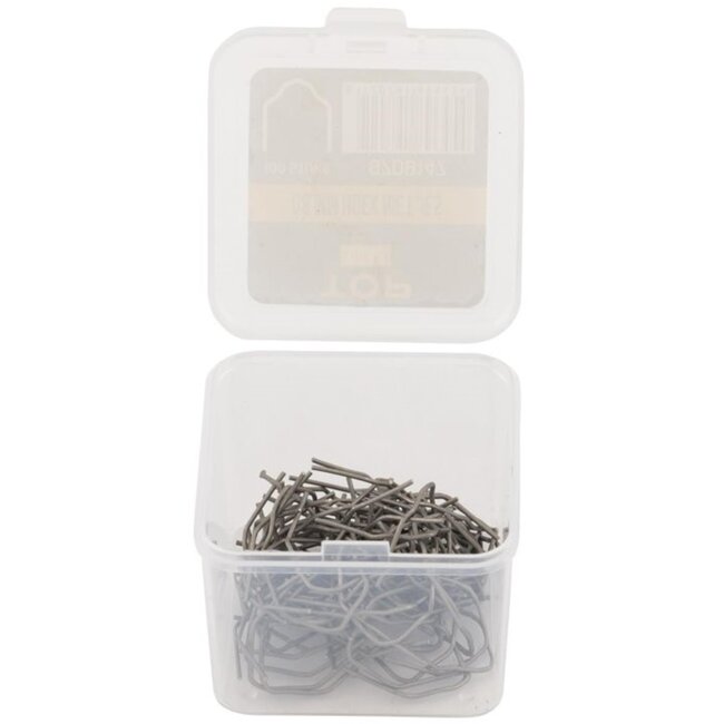 Topgear Hoekvormige nietjes - 0,8 mm - 100 stuks - voor kunststof reparaties