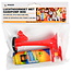 Benson Compacte luchthoornset met handpomp - krachtig geluid - ideaal voor sportevenementen - 32 × 10 × 6 cm